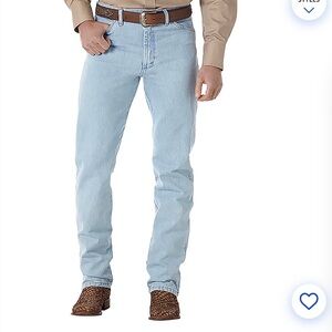 Wrangler Men's Light Blue jeans. Like new!